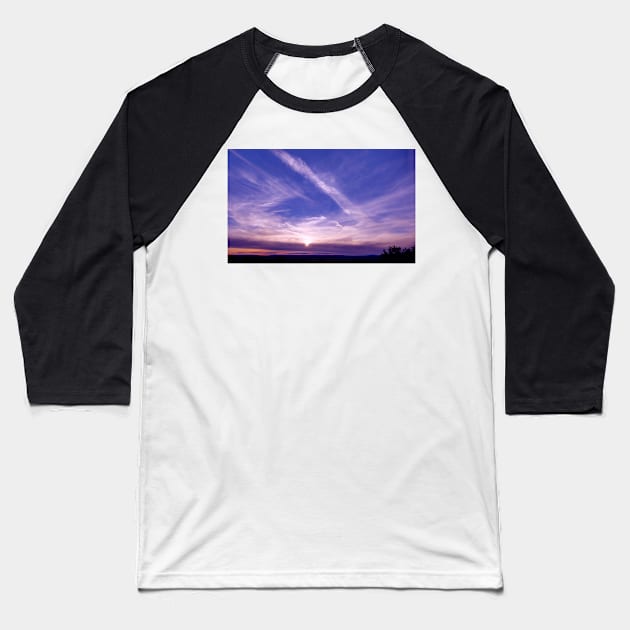 Monument Valley and Clouds. sunset2 Baseball T-Shirt by StonePics